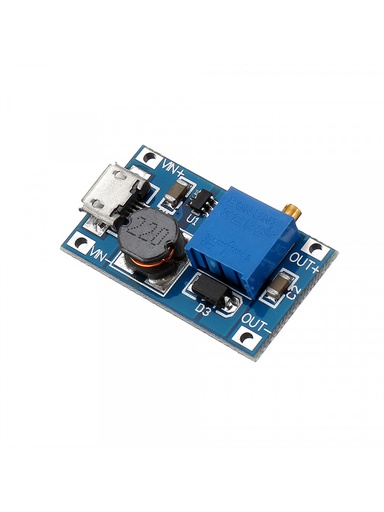 
MT3608 DC-DC 2A Boost Module 2V - 24V with Micro USB